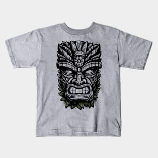 Ward Off Evil with this Island Tiki Mask Design by gnarly Kids T-Shirt